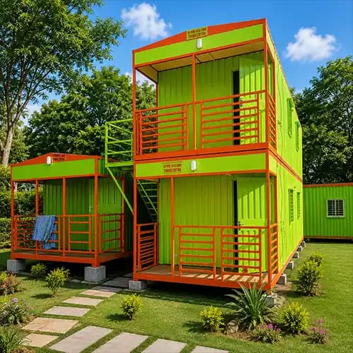 Fabricated Double Decker House Cabin in Angul Fabricated Double Decker House Cabin in Angul